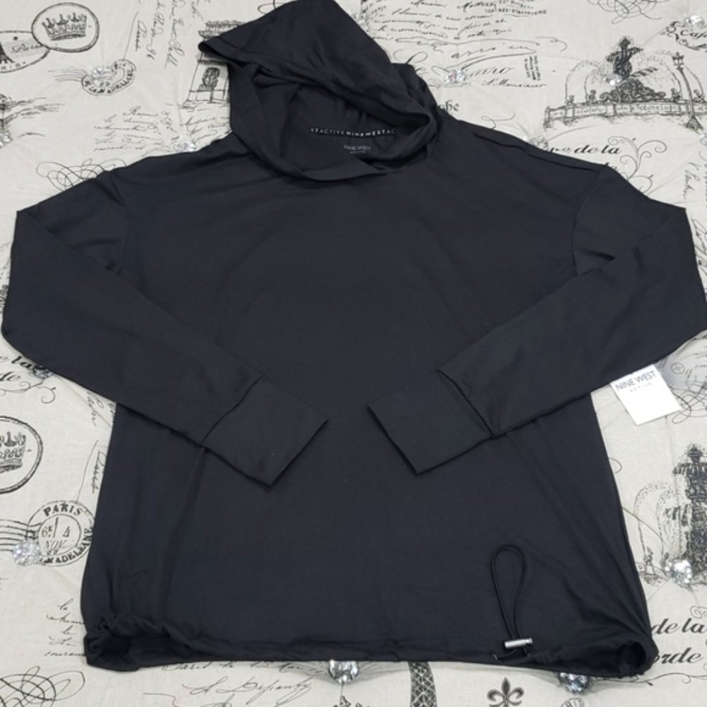 Nine West Active Hoodie With Bottom Cinch